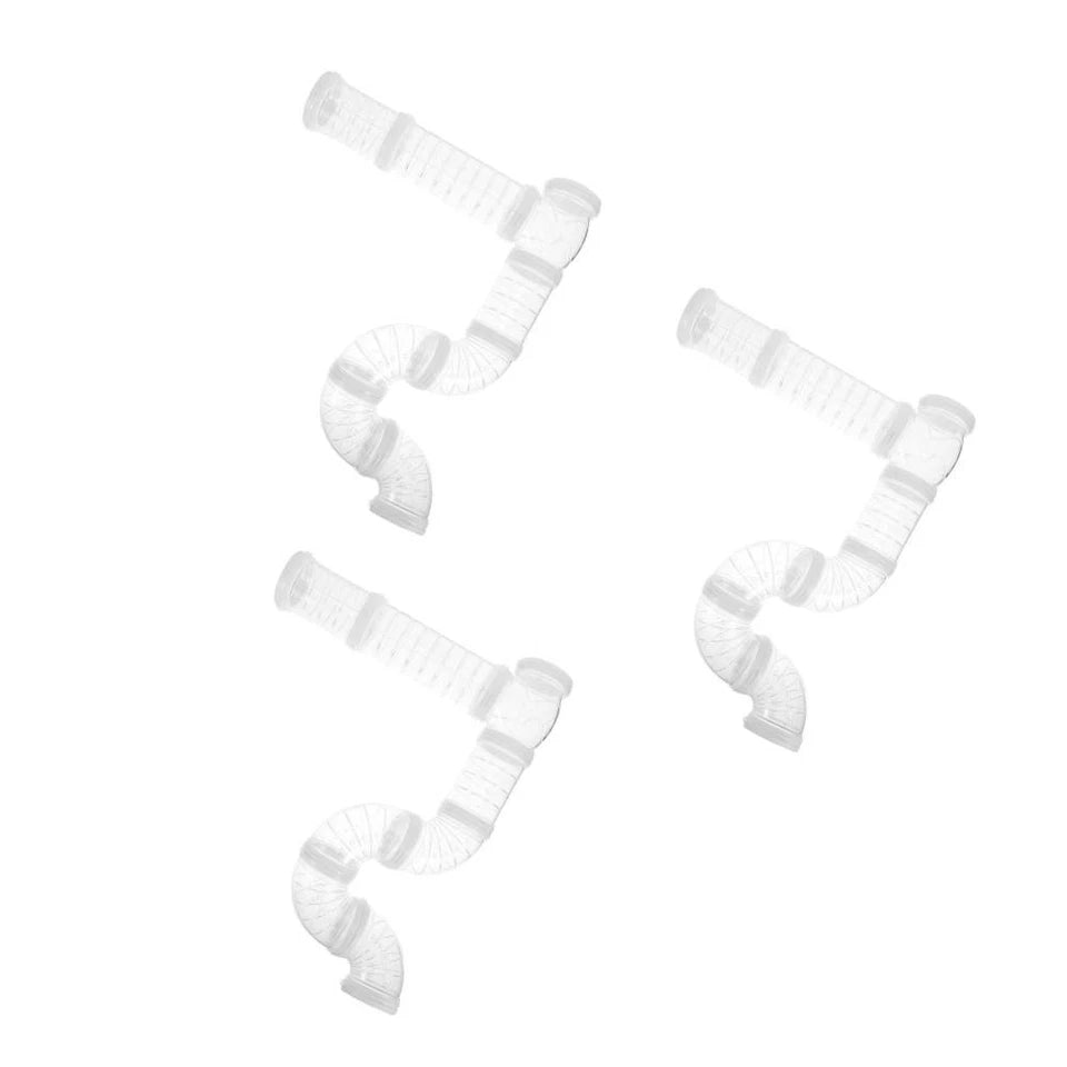 Small Pet Tunnel | Hamster Activity Toy | Expandable Tube | 9.43 x 2.16 x 2.16 Inches